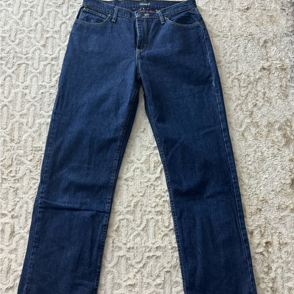 Cabela's Denim - Vintage Cabela's fleece lined Dark Blue Women's Jeans 10 regular